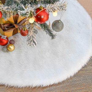 Jupe de sapin de No&euml;l 90 cm, housse de luxe pour les f&ecirc;tes de No&euml;l - Neuf