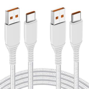 KALANKA-120W Cable USB C Charge Rapide pour Xiaomi 15/15T/14 14T/13 Pro/13T 11/12/11T 10T,Mi 10 9,Redmi Note 14 13 Pro 5G/12 11 Pro/10 9 15C A5 A3X A3 11S,Poco F6 X6 F5 F4/X4/M5/X5 M8,6A C&acirc;ble Charge - Neuf