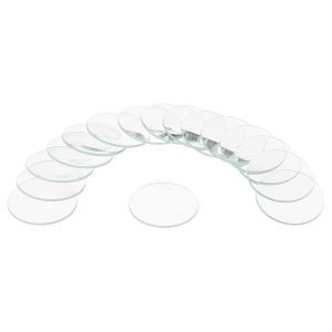 Kal-16pcs Verre De Montre En Cristal, 30mm Lentille Ronde Unique En Dôme Pour Montres, Pièces De Rechange Pour Réparateur De Montres, Clair - Neuf