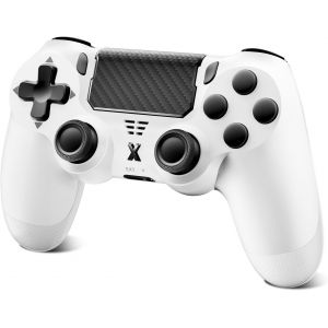 Manette Sans Pour Ps-4, Manette De Jeu Compatible Avec Ps-4/Slim/Pro, Manette Bluetooth Avec Double Vibration/&Eacute;cran Tactile, Capteur Gyroscopique 6 Axes, Prise Audio 3,5 Mm - Neuf