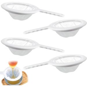 Lbgwp60-Lotde 4 Tamis Fins En Nylon Avec Long Manche, 200/300/400/450, Filtre À Liqueur, Filtre Fin Réutilisable (Avec Long Manche) - Neuf