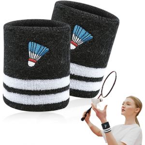 Protege Poignet Musculation,Bande De Poignet Professionnelle Pour Le Badminton,En Coton,Bracelets D'exercice Pour Bras De Fitness,Hommes,Femmes,Badminton,Football,Basket-Ball,Tennis - Neuf