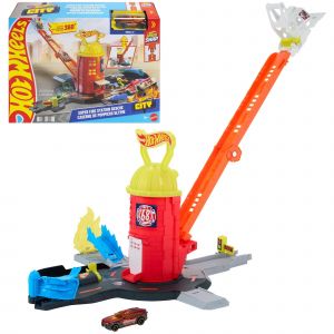 Hot Wheels City - Caserne De Pompiers Ultime - Neuf