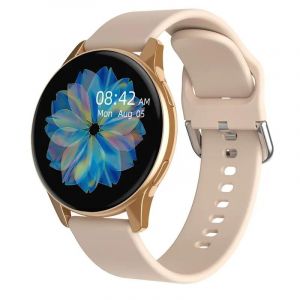 Lige-Montre Connectée Étanche Ip67 Pour Hommes Et Femmes, Moniteur De Fréquence Cardiaque Et De Pression Artérielle, Appel Bluetooth.Silica Gel Gold. - Neuf