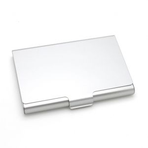 1 Pcs De L'Argent À La Mode En Aluminium Titulaire De La Carte, En Alliage D'Aluminium De Carte De Visite De La Boîte, De Carte De Crédit, Carte Bancaire De La Zone De - Neuf
