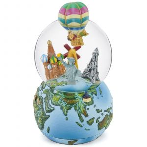 VOYAGE du MONDE de la Neige du PRINTEMPS sph&egrave;re en Rotation Kurmal&iquest; Bo&icirc;te &agrave; Musique, petite Amie , les Amis, les Voyages pour les amateurs de voyages, d&eacute;cor &eacute;l&eacute;gant - Neuf