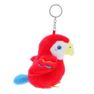 Porte-cl&iquest;&iquest;s perroquet en peluche, breloque de sac perroquet, animal en peluche doux, porte-cl&iquest;&iquest;s tortue pour enfants - Neuf