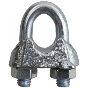 Swg - 68017420075 Serre-c&acirc;ble 3 Mm M4 Acier, Fonte &eacute;tam&eacute; Par Galvanisation 50 Pc(s) - Neuf