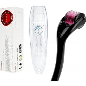 CMWX-540 Titane Micro Aiguilles 2.5mm Derma Roller Bille Soin Peau Visage Rides Perte De Cheveux Élasticité Marques Tâches Repousse Microponcture Injection D'aiguille Kit Coffret Boite Trousse - Neuf