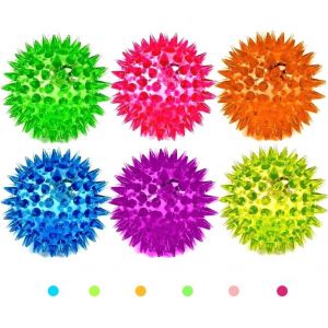 Rvkal-Lot De 6 Balles Disco Clignotantes &Agrave; Led De 6.5 Cm Avec Lumi&egrave;re Pour Soulager Le Stress,L'autisme Et Les Niveaux &Eacute;lev&eacute;s D'anxi&eacute;t&eacute;,Jouet Pour Animal Domestique Ou Classe Sensorielle Pour B&eacute;b&eacute; - Neuf