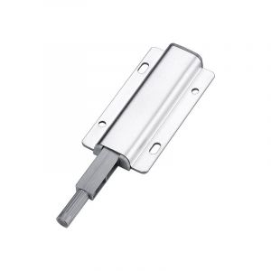 Syst&egrave;me de fermeture &agrave; pouss&eacute;e 5 pi&egrave;ces - Aimant int&eacute;gr&eacute;, bo&icirc;tier en aluminium, sans poign&eacute;e, amortisseur pour tiroirs et portes (5 x 5 x 5 cm) - Neuf