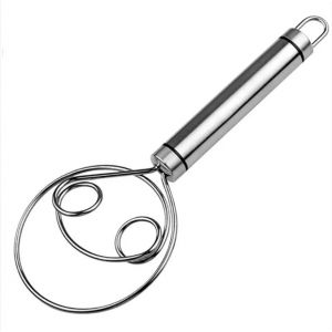 Mélangeur De Pâte À Pain Danois En Acier Inoxydable, Outils De Notation, Outils De Gâteau Pour Le Pain, La Pâtisserie Ou La Pizza, 1 Pièce - Neuf