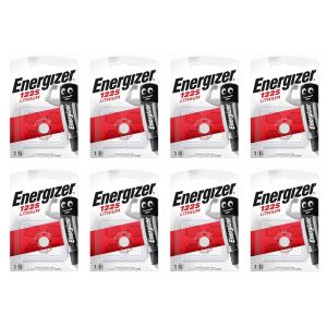 ENERGIZER Lot de 8 Blisters de 1 Pile Lithium CR 1225 3V - Neuf