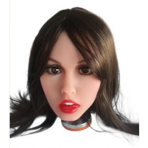 T&ecirc;te de poup&eacute;e TPE ou poup&eacute;e en silicone avec perruque - Neuf