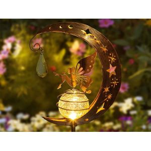 Lampe Solaire &Agrave; Piquet Pour Jardin, Id&eacute;ale Pour La D&eacute;coration Ext&eacute;rieure - Neuf