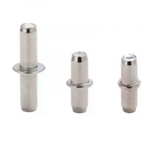 Armoire Bibliothèque Etc Meuble Support D'étagère Couleur Nickel Diamètre 7 L35mm Fer Métal Étagère Goupille - Neuf