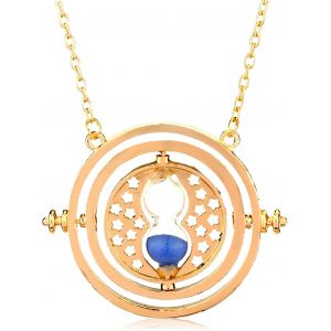 Kal-Collier Harry,Retourneur De Temps Potter,Sablier Collier 360 Degreetime Retourneur De Temps D'hermione Dans L'école Des Sorciers Collier Avec Pendentif En Forme De Sablier - Neuf