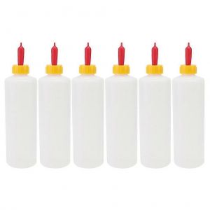 6 Pcs B&eacute;b&eacute; Biberon Agneau T&eacute;tine Bouteilles &Eacute;levage Agneaux Bouteille Animal Allaitement Bouteille Agneau T&eacute;tine Mangeoire - Neuf