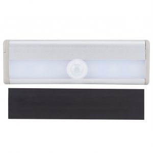 HJLIAN Lampe d'armoire 6 LED avec detecteur de mouvement et lumiere, double induction, veilleuse pour armoire, miroir, tiroir - Neuf