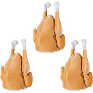 Ventes Promotionnelles 3pcs Turquie Chapeaux Pilons Cap Cosplay Thanksgiving Festival De No&euml;l Party Decor - Neuf