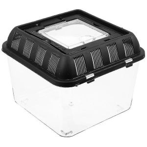 Boîte D'élevage De Reptiles Transparente Et Durable - Boîte D'alimentation Pour Araignées Avec Ventilation Pour Un Habitat Et Une Visibilité Optimaux - Neuf