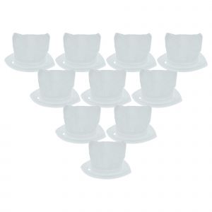 vhbw 10x Filtre compatible avec Black & Decker Dustbuster NV2420, NV2410N, NV2410, NSVA315J aspirateur sans-fil - Filtre anti-salet&eacute; - Neuf