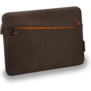 ERYI-Sacoche Pour Tablette Pc Fashion Pour 10,1-11 Pouces (25,6-27,96 Cm) Housse De Protection Étui Case Avec Compartiment Pour Accessoires, Marron - Neuf
