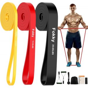 Bandes De Fitness, Bandes De Résistance, Bandes De Résistance Avec Ancrage De Porte Et Poignées, Bande De Gymnastique Pour La Musculation, Le Yoga, Le Pilates, Le Renforcement Musc[Ela710353] - Neuf