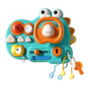 Fidget Board pour enfants, outils &eacute;ducatifs pr&eacute;coces, jeux de motricit&eacute; fine, vert - Neuf