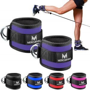 2 Sangle Cheville Musculation Poulie-Ankle Straps-Sangle Cheville (Rembourré)-Accessoires Pour Fitness Et Musculation-Sangle Musculation Pour Hommes Et Femmes.[K2] - Neuf