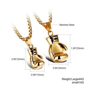 Acier Inoxydable Pendentif Gants De Boxe Pour Les Hommes Et Les Femmes - Neuf