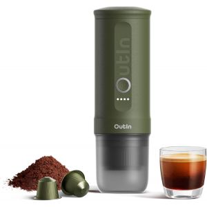 Nano Machine À Café Expresso Électrique Portable, Machine À Café De Voyage Pour Le Camping, Machine À Café De Voiture Auto-Chauffante Avec Usb-C, Avec Café Moulu Et Capsule Ns Pour Vr, Randonnée - Neuf