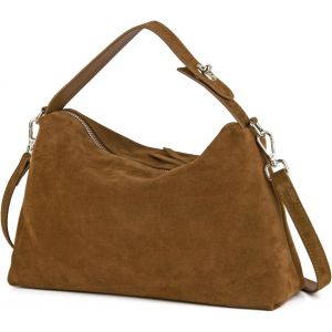 Sacs À Bandoulière En Daim De Qualité Supérieure Pour Femme, Sac À Bandoulière Souple En Daim Avec Sangle Réglable Et Sac À Main Fourre-Tout[X1483] - Neuf