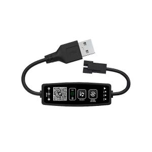 Contr&ocirc;leur LED Bluetooth Musique 28 touches T&eacute;l&eacute;commande,USB 5 V - Neuf