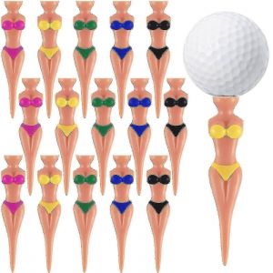 Funny Golf Tees Lady Bikini Girl Golf Tees,76 Mm / 3 Pouces Pin-Up En Plastique Golf Tees,Home Women Golf Tees For Golf Training - Neuf