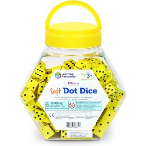 Soft Foam Dot Dice Learning Resources - Neuf