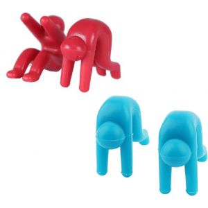 Kalanka-L&egrave;ve Couvercle En Silicone R&eacute;sistant &Agrave; La Chaleur,4 Pcs Anti D&eacute;bordement Et Anti &Eacute;claboussure Pour Casserole Poign&eacute;es Tactiles Avec Clip De Fixation Protection Universelle Pour Cuisine - Neuf