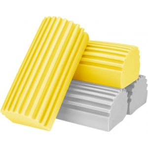 KGABERY-Eponge De Nettoyage Humide,4Pcs Damp Cleaning Sponge Duster Home Aspirateur Magique Eponge Nettoyage Stores,Verre,Substrats,Balustrades,Miroirs,Fenêtres (4Pcs) - Neuf