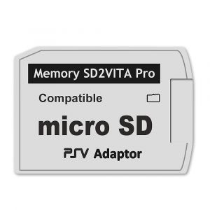 Adaptateur de carte m&eacute;moire Sd2vita 5.0, compatible avec l'adaptateur Ps Vita Psvsd -sd compatible avec Psv 1000/ - Neuf