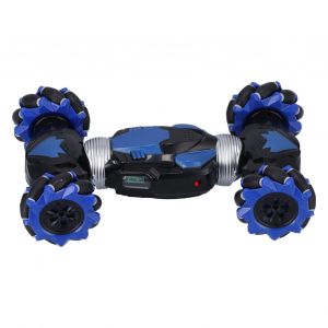 Voiture telecommandee rechargeable, rotation a 360¡ã, cascade, avec musique legere, bleu - Neuf