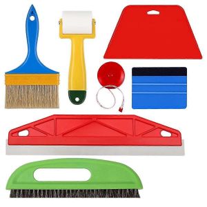 grattoir film outil fond d'écran outil de lissage pinceau pour papier peint suspendu peintre autocollant pa - Neuf