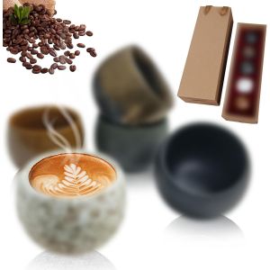 Tasses &Agrave; Expresso, 5X50Ml Tasse &Agrave; Expresso,Tasses Expresso En C&eacute;ramique Sans Poign&eacute;e, Tasses &Agrave; Expresso Pour Ranger Cappuccino, Caf&eacute;, Moka Et Th&eacute;,Pour Cadeaux, Festivals,&Agrave; La Vie Quotidienne - Neuf
