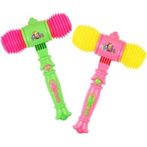Marteau Martelant Jouet,Marteau en Plastique Jouet Grinçant Jouet Sonore de Sifflet Jouet Educatif pour Bébé,Jouet Marteau Grinçant Cadeau pour Enfant 1 an et Plus Développement Précoce (D) - Neuf