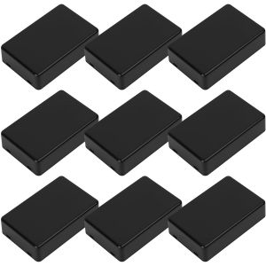 9 Pcs Boite de Derivation Etanche Exterieur, Bo&icirc;te de Jonction &eacute;tanche, Bo&icirc;te de Jonction Etanche Electrique Exterieur Plastique ABS, Boite de D&eacute;rivation Connecteur de C&acirc;ble, Noir/70x45x18mm - Neuf