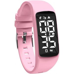 Kalanka-Montre Digitale Enfant Avec Chronomètre,Alarme, Date,Distance,Podomètres Marche Non Connecté-Montres Sport Pour Fille Garcon Avec Bracelet En Silicone - Neuf
