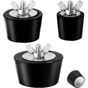 Bouchons d'hivernage de Piscine 3 pièces,Bouchon d'écumoire pour Piscine Hors Sol,Bouchons de Piscine pour Ligne de Retour de Piscine pour Piscine creusée (1 Pouce,1,5 Pouce,2 Pouces) - Neuf