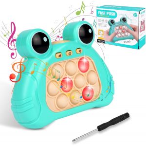KAL-Puzzle Pop It Game Machine, Push Pops Bubble Sensory Fidgets Toy,Décompression Breakthrough Puzzle Game Machine Toys,Electronic Whack Mole Game Fidgets Memory Training Jouet Anti-Stress - Neuf