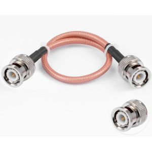 C&acirc;ble M&acirc;le vers M&acirc;le 50ohm M&acirc;le vers M&acirc;le RG400 RF Coaxial Pigtail Jumper Cable 12"/30cm pour Antennes RF Ham Radio Handheld - Neuf