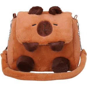 Capybara Sac À Dos En Peluche Capybara De 21 Cm, Pour Enfants, Kawaii, Sac À Dos D'école, Adolescent, Dessin Animé, Léger, Sac D'école, Mignon Pour Les Étudiants - Neuf
