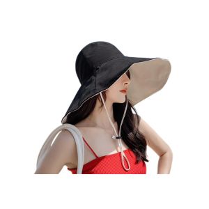 Bob R&eacute;versible Pour Activit&eacute;s De Plein Air - Noir Et Kaki - Neuf